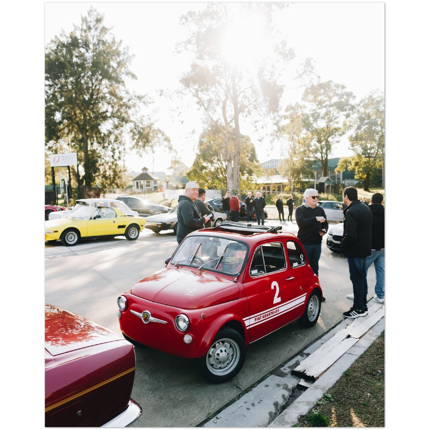 Red Fiat Abarth