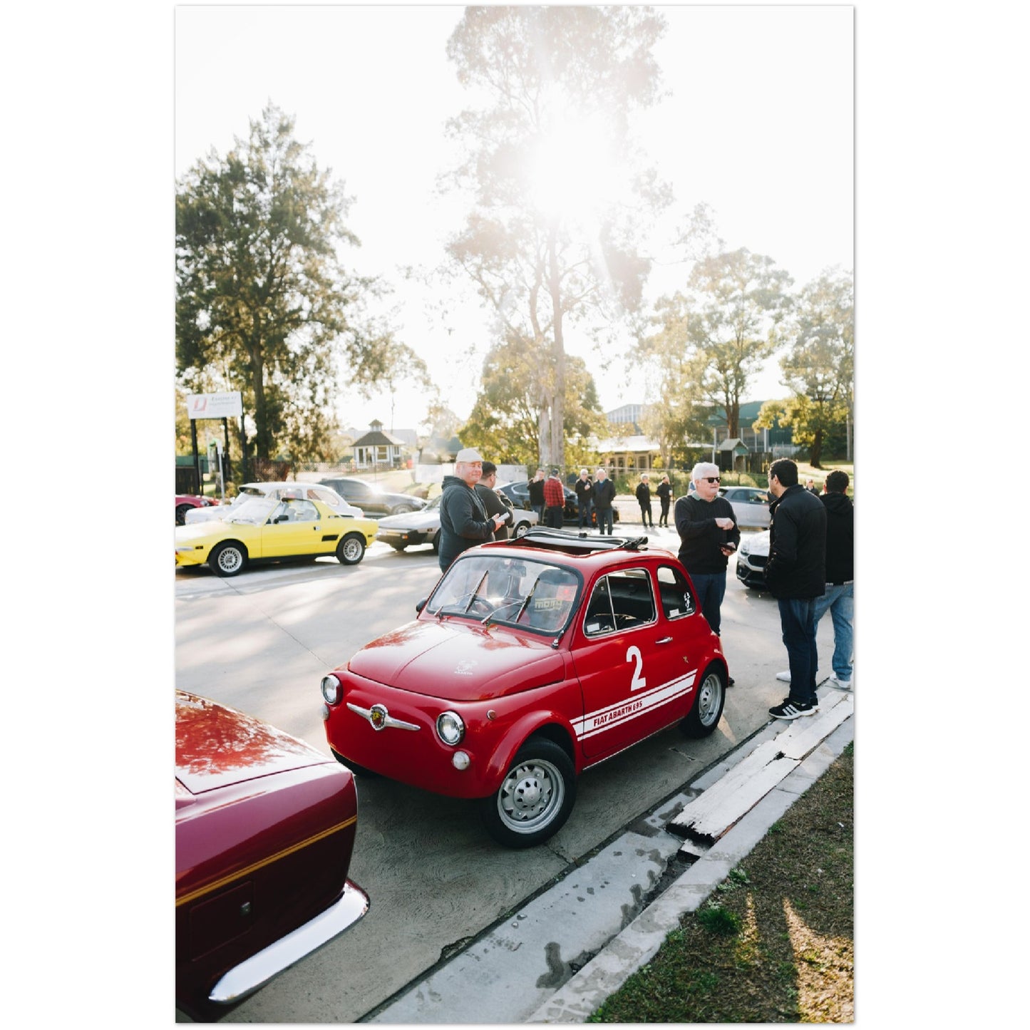 Red Fiat Abarth